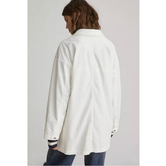 Anthropologie Pilcro Washed Corduroy Oversized Blazer Jacket - Picture 2 of 10
